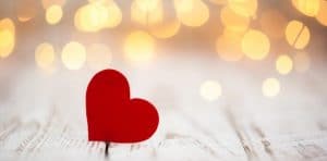 red paper hearts on light bokeh background valentines day background picture id1094158660