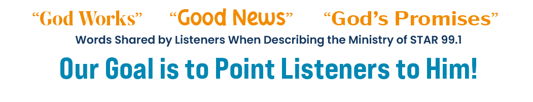 our goal is to point listeners to Him