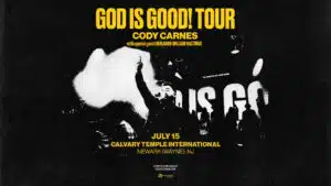 cody carnes God is good tour