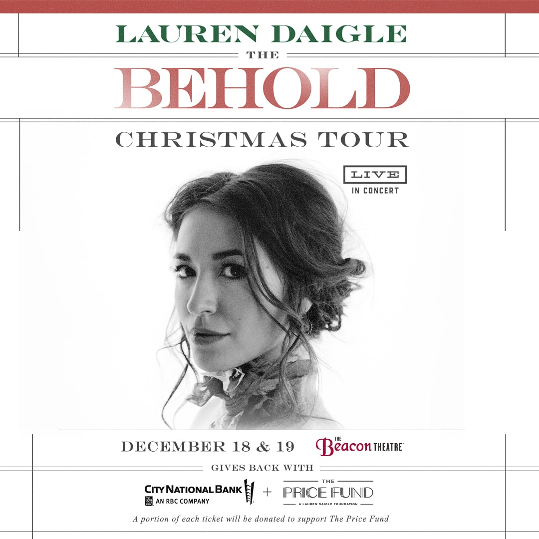 Lauren Daigle Behold Christmas Tour STAR 99.1