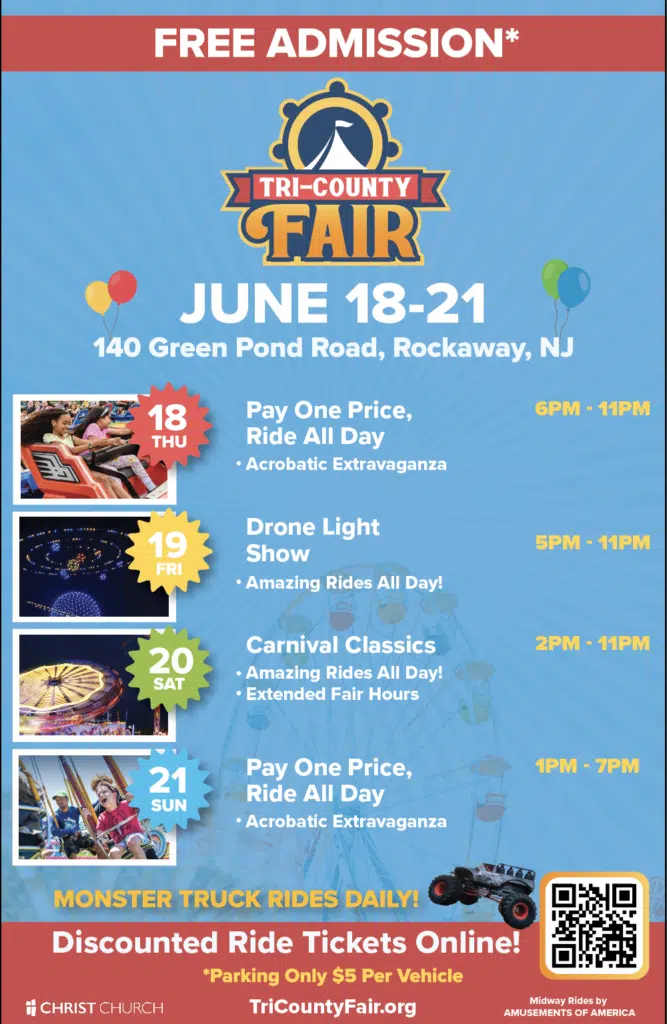 Tri County Fair June 18 21 At Christ Church Poster